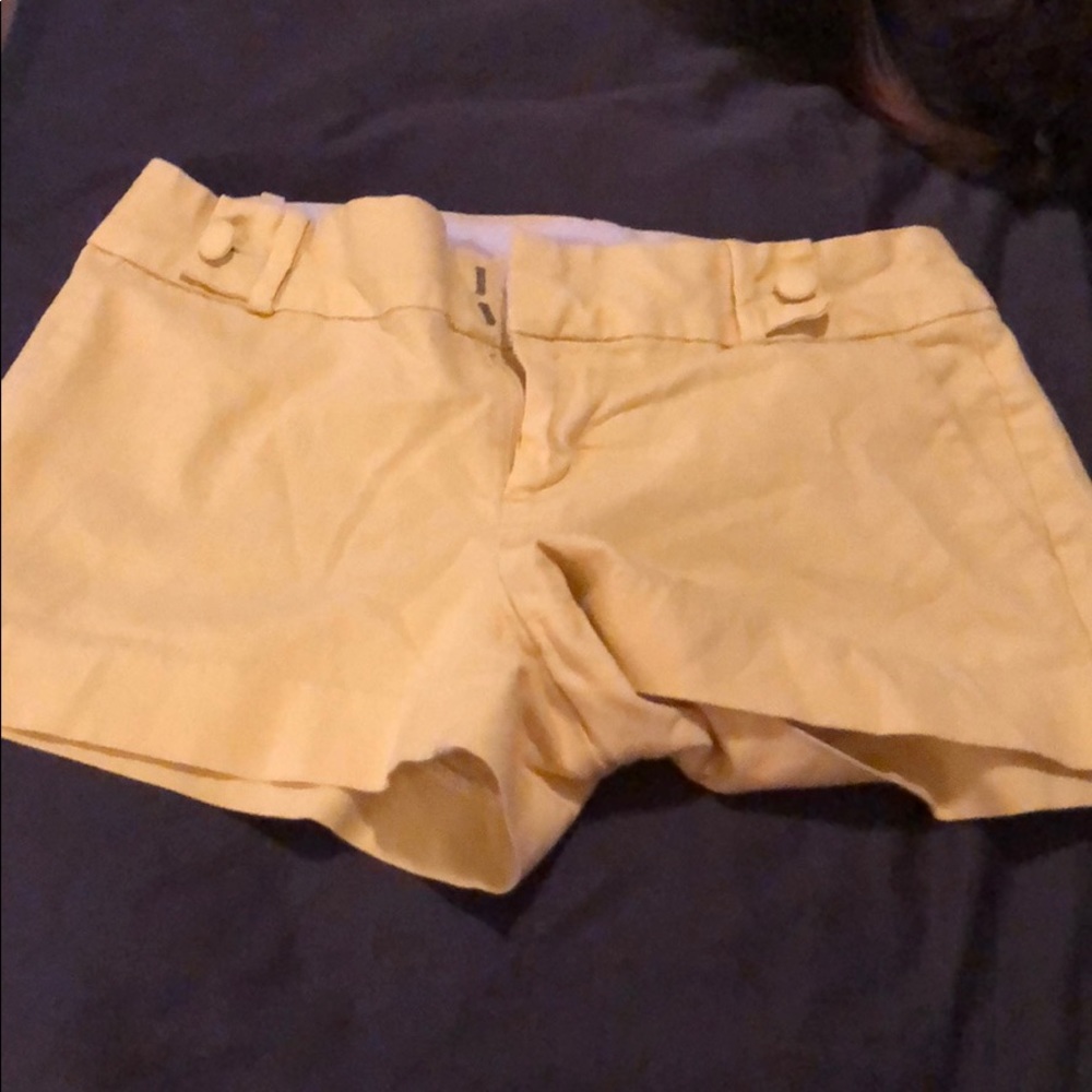 Yellow Banana Republic shorts